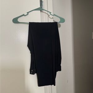 Black Trousers with Buckle Detail